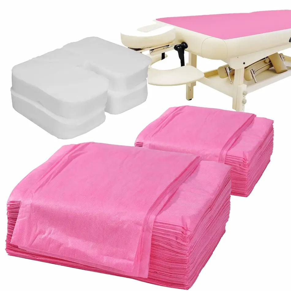 200 Pieces Disposable Non Woven Massage Table Sheets 