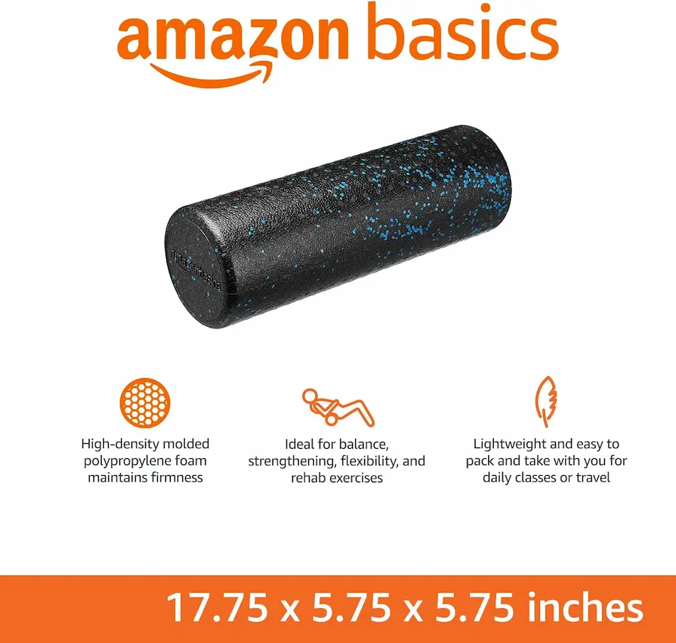 Amazon Basics - Rodillo redondo de espuma 